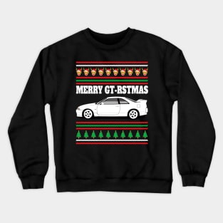 Nissan Skyline GT-R R33 Merry Gt-rstmas Crewneck Sweatshirt